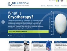 Tablet Screenshot of galilmedical.com